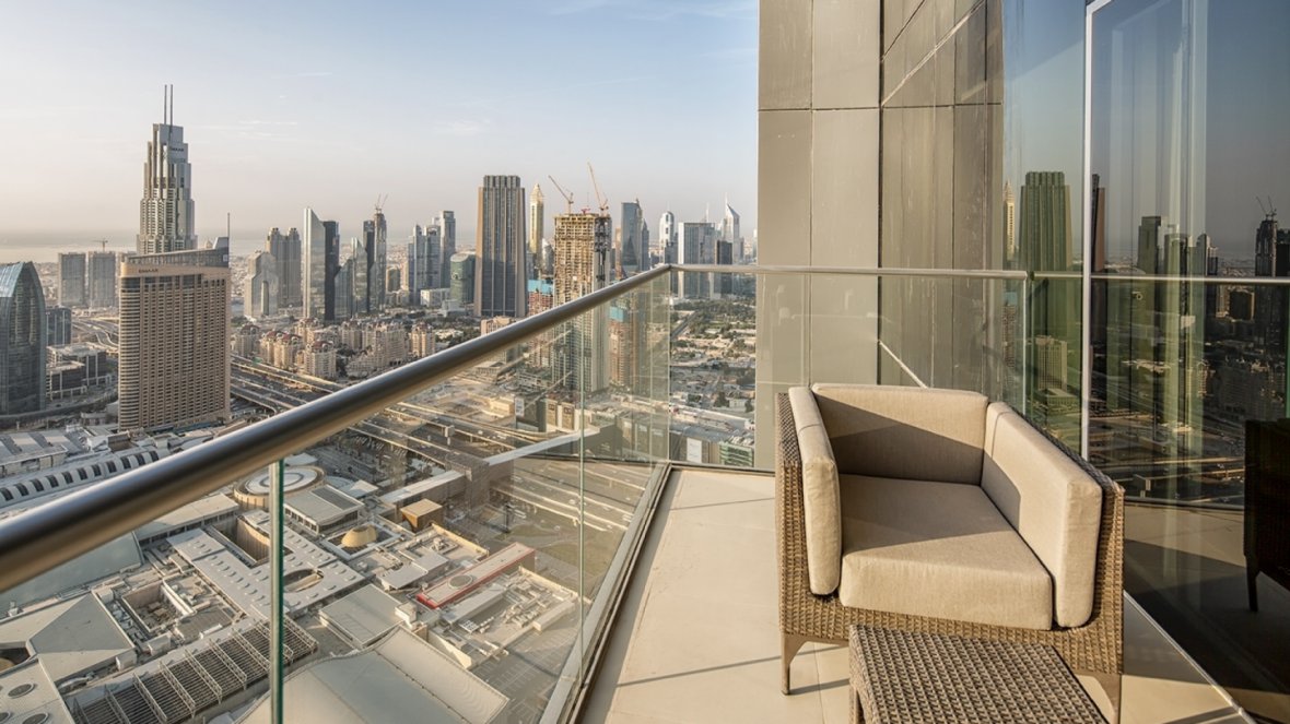 Address Fountain Views three towers on the Fountain lake with guaranteed Burj Khalifa views from every suite