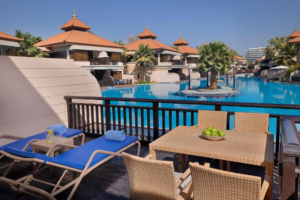 Anantara The Palm Dubai Resort Lagoon adults-only pool tropical Maldives style Palm Jumeirah