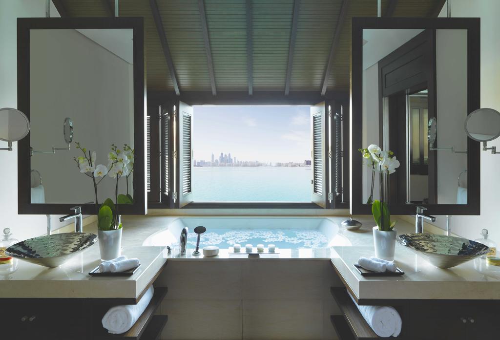 Anantara The Palm Dubai overwater villa with private plunge pool on the Arabian Gulf