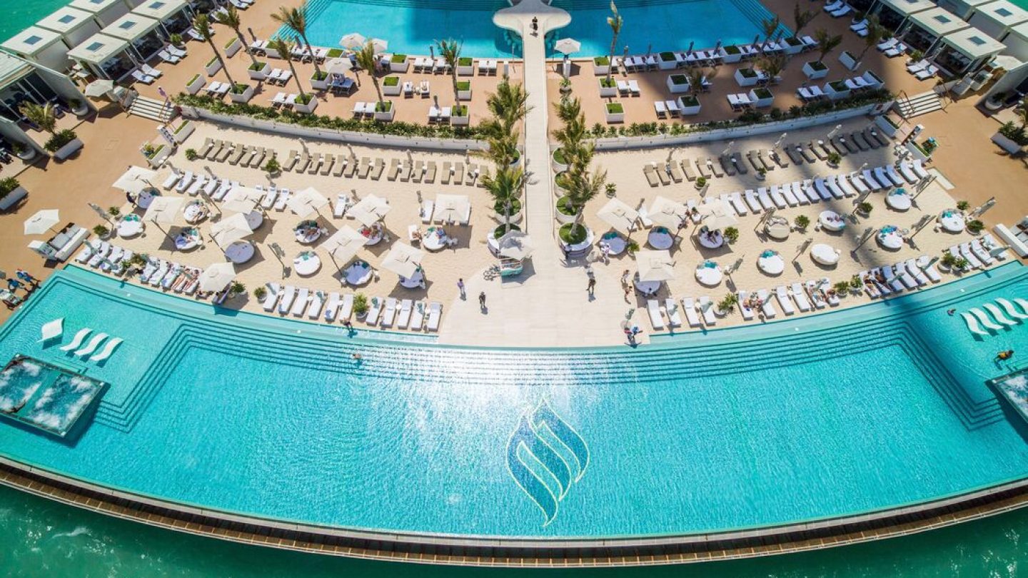 Burj Al Arab Dubai saltwater adults-only infinity pool 16 plus age policy with butler service luxury