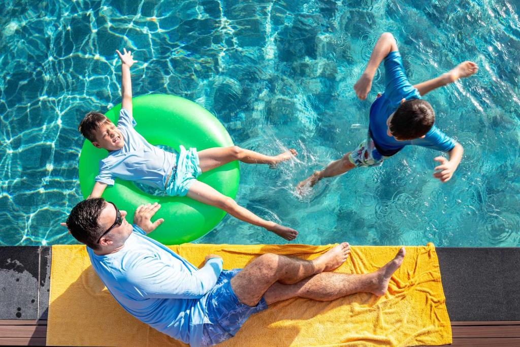 Centara Mirage Beach Resort Dubai budget family waterpark hotel with own waterpark for kids 3-12