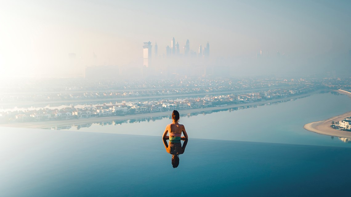 Best Dubai hotels with rooftop infinity pool 2026 — world record pools and sky-high views