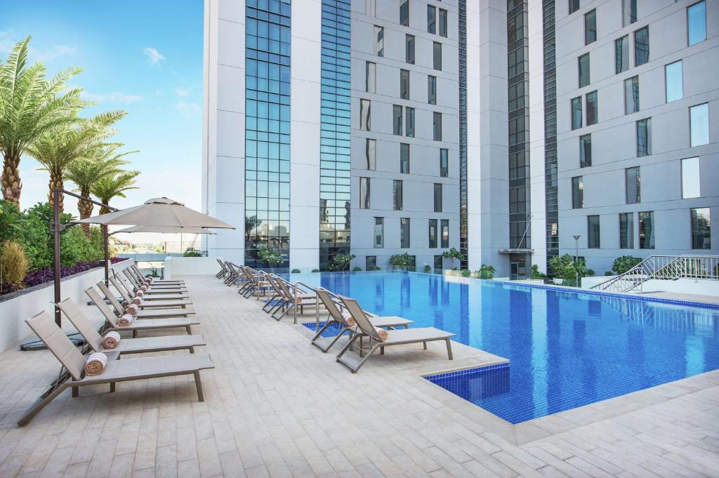 Hampton by Hilton Dubai Airport hotel exterior