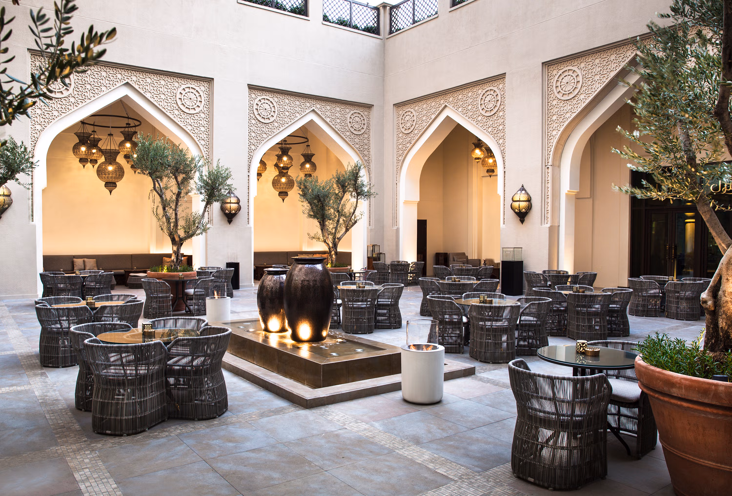 The Heritage Hotel Courtyard iftar Downtown Dubai Ramadan