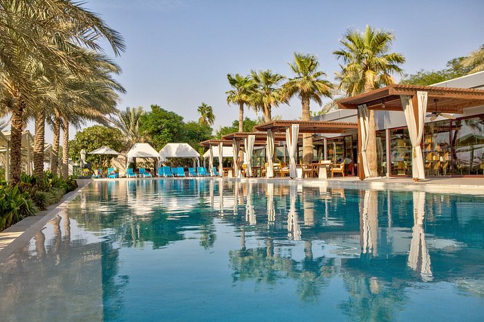 Melia Desert Palm Dubai private pool villa with polo field and desert views