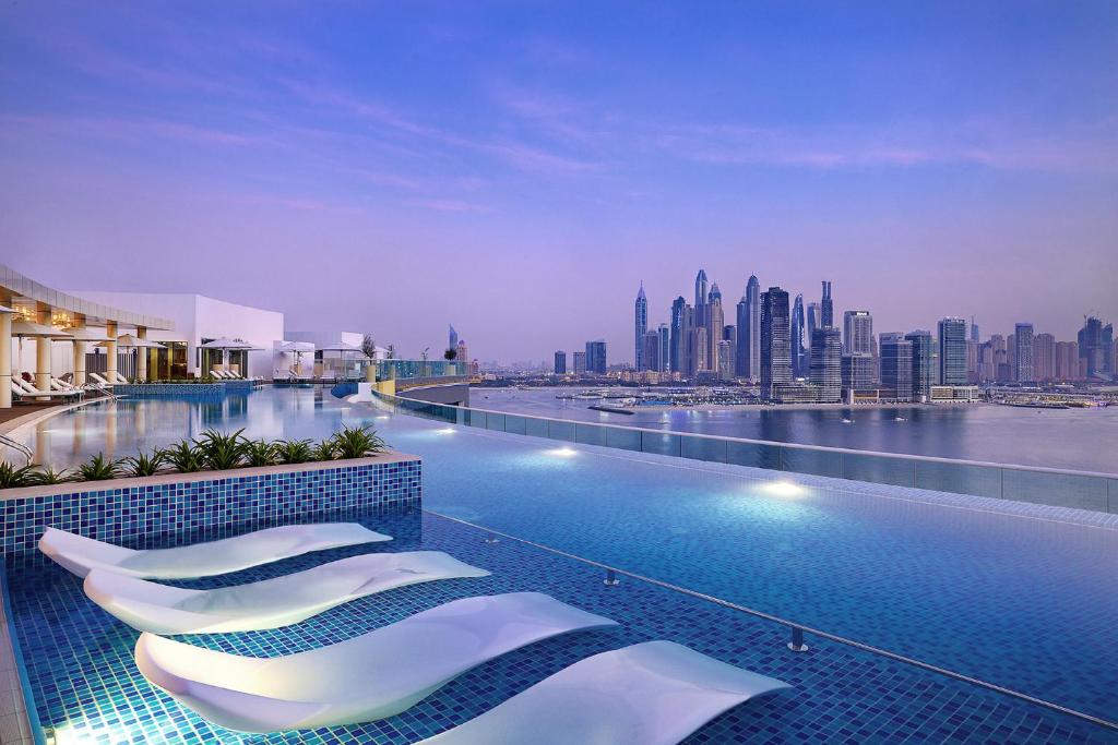 NH Collection Dubai The Palm long stay monthly rate hotel apartment with Palm West Beach access