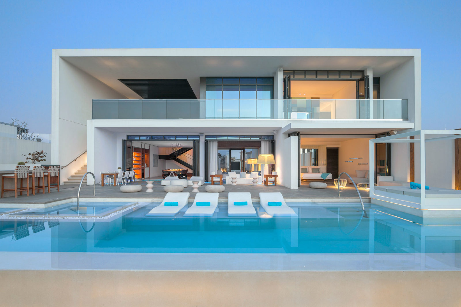 Nikki Beach Resort Dubai private pool villa with beach and sea views