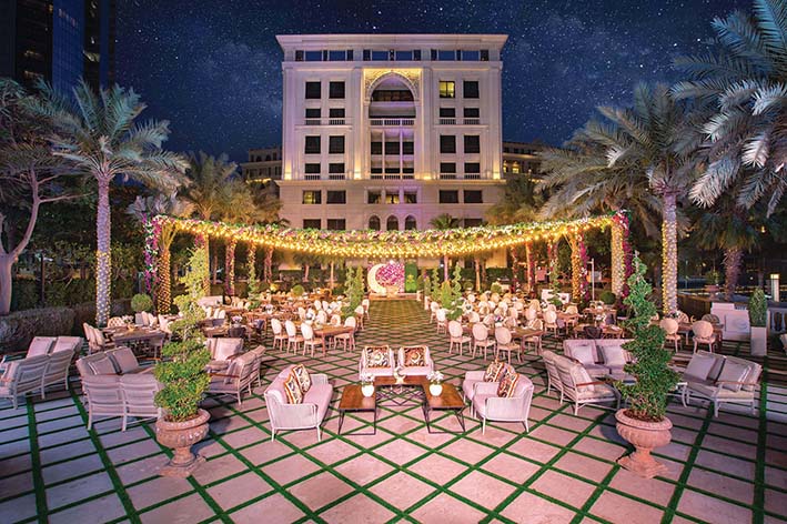 Palazzo Versace Dubai Hikayat Ramadan Garden iftar creek view