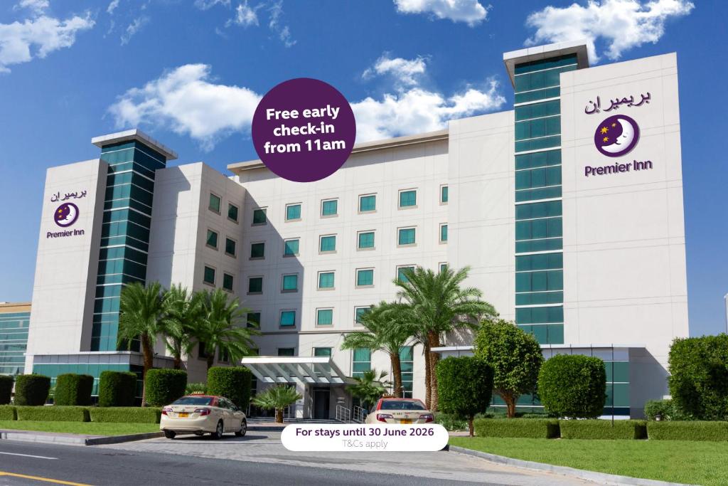 Premier Inn Dubai Investments Park cheapest long stay monthly rate hotel for budget extended stay