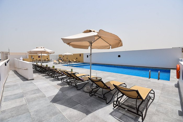 Premier Inn Dubai International Airport best value free shuttle rooftop pool Terminal 3