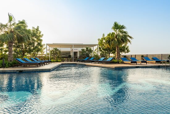 Radisson Dubai Damac Hills family resort near Global Village