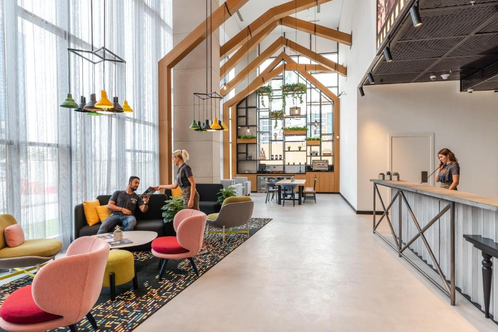 Studio One Hotel Dubai for digital nomads remote workers with co-working space and private cinema