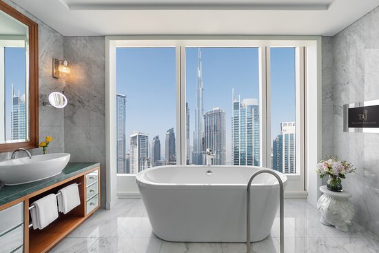 Taj Dubai best value Downtown 5-star hotel Indian luxury hospitality Burj Khalifa Street
