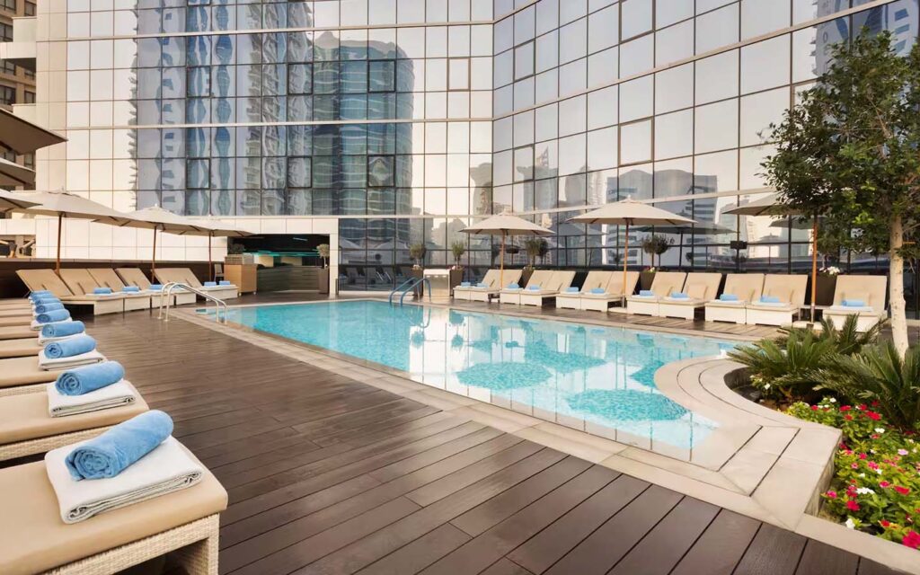 TRYP by Wyndham JVC pool and boutique hotel