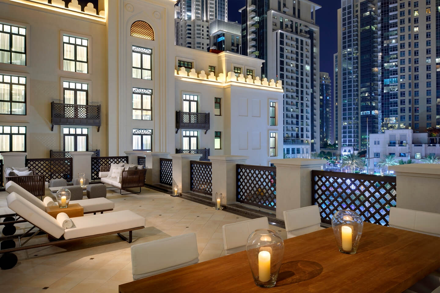 Vida Downtown Dubai boutique design hotel on The Boulevard with pool and Downtown skyline views
