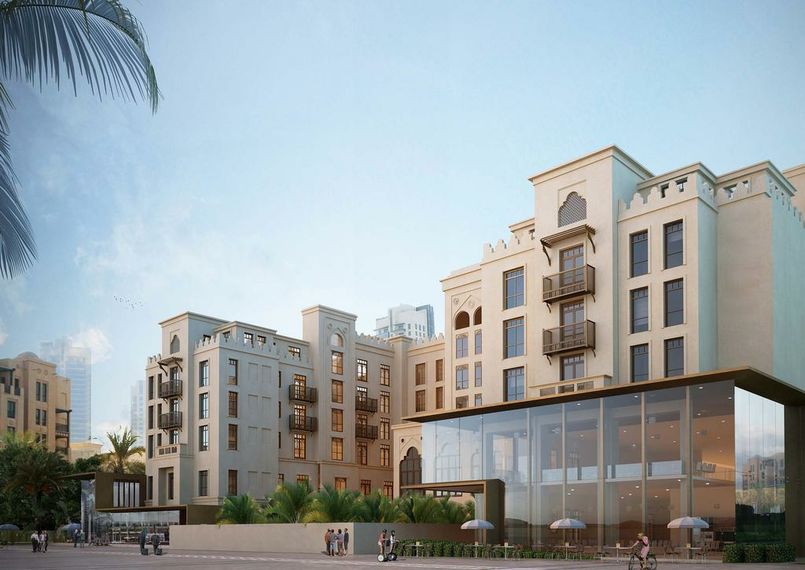 Vida Downtown Dubai boutique hotel on The Boulevard with pool and Dubai skyline views
